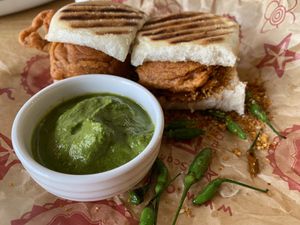 Vada Pav. Very yummy!!  at Masala Dosa Street Kitchen - MDSK in Phnom Penh