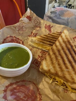 Cheese Sandwich  #Veganuary at Masala Dosa Street Kitchen - MDSK in Phnom Penh