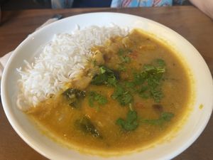 Dahl & rice   at Masala Dosa Street Kitchen - MDSK in Phnom Penh