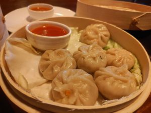 Vegan Steamed Momos at Masala Dosa Street Kitchen - MDSK in Phnom Penh