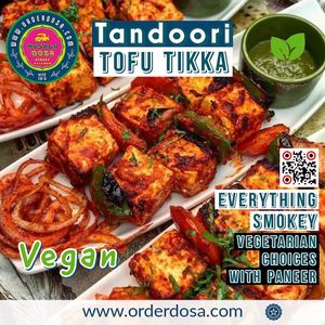 Vegan Tandoori Tofu at Masala Dosa Street Kitchen - MDSK in Phnom Penh