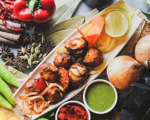 Vegan Tandoori Baby Potatoes at Masala Dosa Street Kitchen - MDSK in Phnom Penh