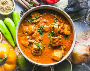 Vegan Tandoori Tofu Tikka Masala (Smoky) at Masala Dosa Street Kitchen - MDSK in Phnom Penh