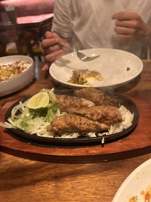 Yum vegan sheesh  at Masala Dosa Street Kitchen - MDSK in Phnom Penh