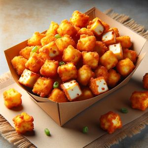 Vegan Tofu Popcorn & Vegetarian Paneer Popcorn at Masala Dosa Street Kitchen - MDSK in Phnom Penh