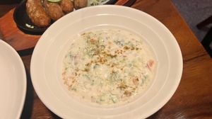 Cucumber and tomato salad with coconut yogurt, so fresh!   at Masala Dosa Street Kitchen - MDSK in Phnom Penh