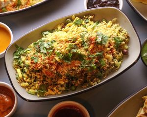 Vegan Mumbai Bhel Mix at Masala Dosa Street Kitchen - MDSK in Phnom Penh