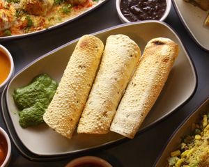 Tandoor Roasted Pappad at Masala Dosa Street Kitchen - MDSK in Phnom Penh