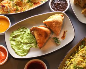 Crunchy Samosas at Masala Dosa Street Kitchen - MDSK in Phnom Penh