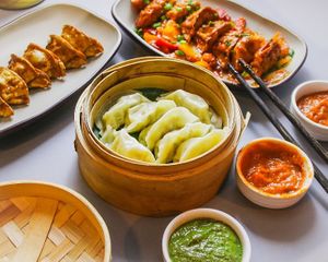 Himalayan Steamed Momo's at Masala Dosa Street Kitchen - MDSK in Phnom Penh