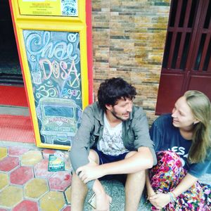 Vegan Chai & Dosa. at Masala Dosa Street Kitchen - MDSK in Phnom Penh