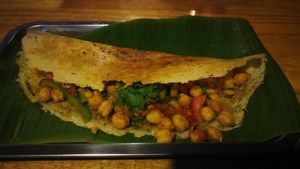 Chana masala dosa at Masala Dosa Street Kitchen - MDSK in Phnom Penh