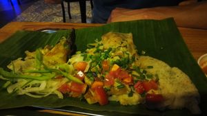 Smoked aubergine dosa at Masala Dosa Street Kitchen - MDSK in Phnom Penh