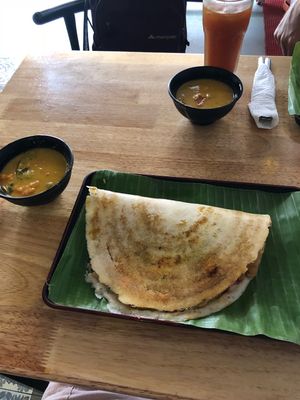 Tom Yum dosa at Masala Dosa Street Kitchen - MDSK in Phnom Penh