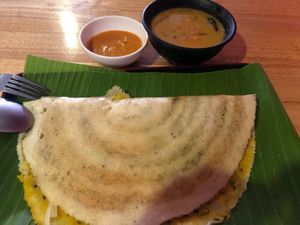 Pumpkin dosa at Masala Dosa Street Kitchen - MDSK in Phnom Penh