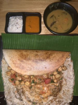 Chana dosa at Masala Dosa Street Kitchen - MDSK in Phnom Penh