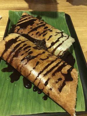 Chocolate and coconut dosa  at Masala Dosa Street Kitchen - MDSK in Phnom Penh