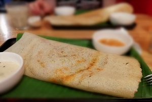 Chana Massala Dosa for $5 - On the small side at Masala Dosa Street Kitchen - MDSK in Phnom Penh