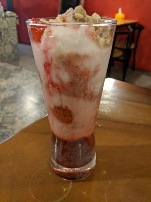 The ice cream with jellies dessert at Masala Dosa Street Kitchen - MDSK in Phnom Penh