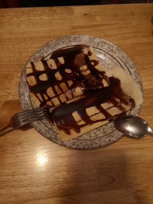 Chocolate Dosa - 3$ at Masala Dosa Street Kitchen - MDSK in Phnom Penh