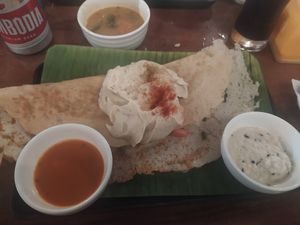 Hummus dosa at Masala Dosa Street Kitchen - MDSK in Phnom Penh