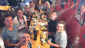 Vegans at Masala Dosa Street Kitchen - MDSK in Phnom Penh