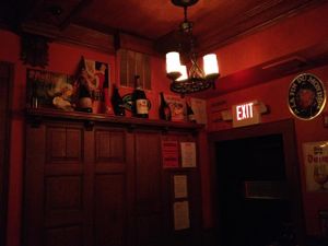 inside bar decor at The Belgian Cafe in Philadelphia