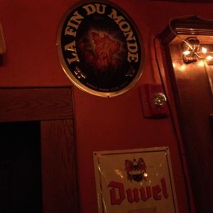 decor at The Belgian Cafe in Philadelphia