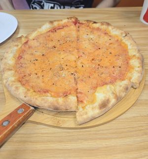 Vegan Cheese Pizza at 3 Brothers Pizza & Restaurant in Wildwood