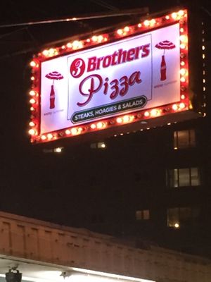 Sign on the boardwalk!   at 3 Brothers Pizza & Restaurant in Wildwood
