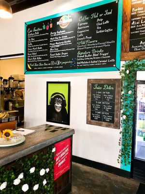 Drink Menu at Java Juice Box in Knoxville