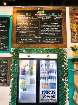 Food Menu at Java Juice Box in Knoxville