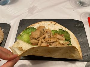 Heura's quesadilla at Legends Cafe in Lugo