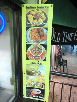 Another menu with photos.  at Raj's Funnel Cakes in Gatlinburg