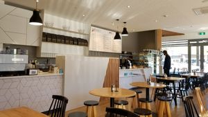 Nice, clean, bright & large cafe... at Cafe Society in Queenstown