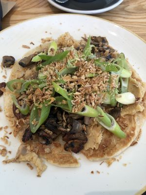 Vegan Mushroom Medley at Cafe Society in Queenstown