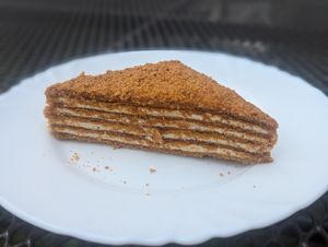 Gluten free Marlenka 🍯 at Bio Vegetka in Marianske Lazne