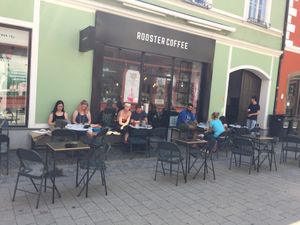 Terrace  at Rooster Coffee in Maribor