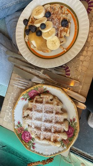 Vegan Waffles😍  at vevi Café - vegan specialities in Cologne