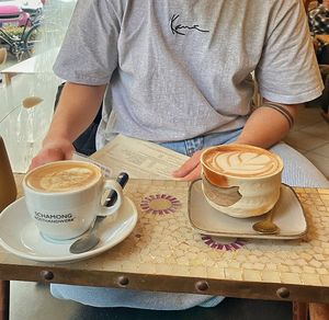 Vegan Coffee  at vevi Café - vegan specialities in Cologne