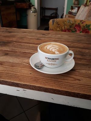 So tasty Coffee at vevi Café - vegan specialities in Cologne