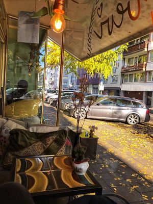 Cosy atmosphere  at vevi Café - vegan specialities in Cologne