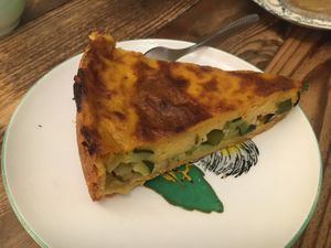 Quiche glutenfree at vevi Café - vegan specialities in Cologne