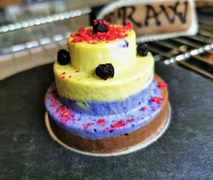 Raw vegan cake at Rawissima in Sibiu