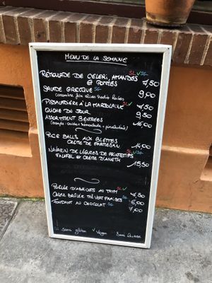 Menu juin 2021 at La Belle Saison in Nice