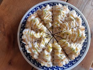 Banana Passion Coconut cakes at Shizen Inu - We Are Vegan Cafe - 自然いぬ   in Yomitan
