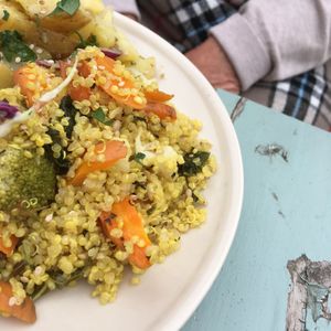 Salads at Maarbjerggaard in Nakke
