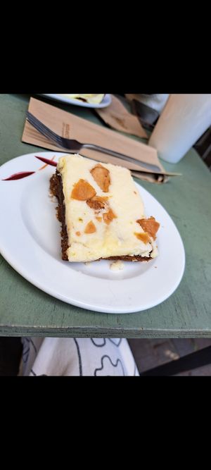 Sticky toffee apple cake at Kitchen Garden Cafe in Birmingham