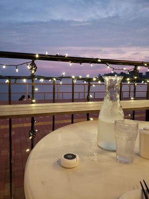 At dusk at Sushi on La Cienega in Chatan