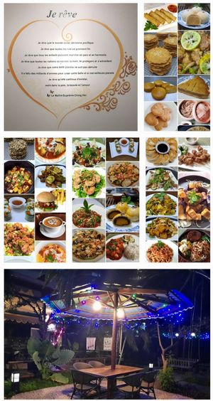 Delicious and varied vegan dishes. at Loving Hut in Kinshasa